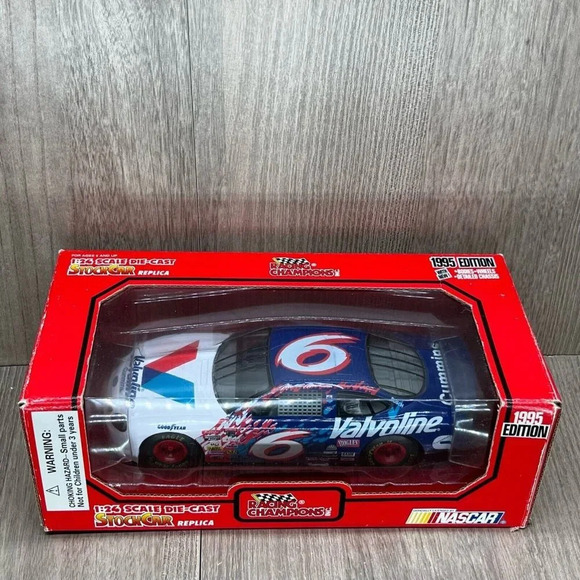 Racing Champions Other - 1995 Racing Champions NASCAR #6 Mark Martin Valvoline StockCar Diecast 1:24